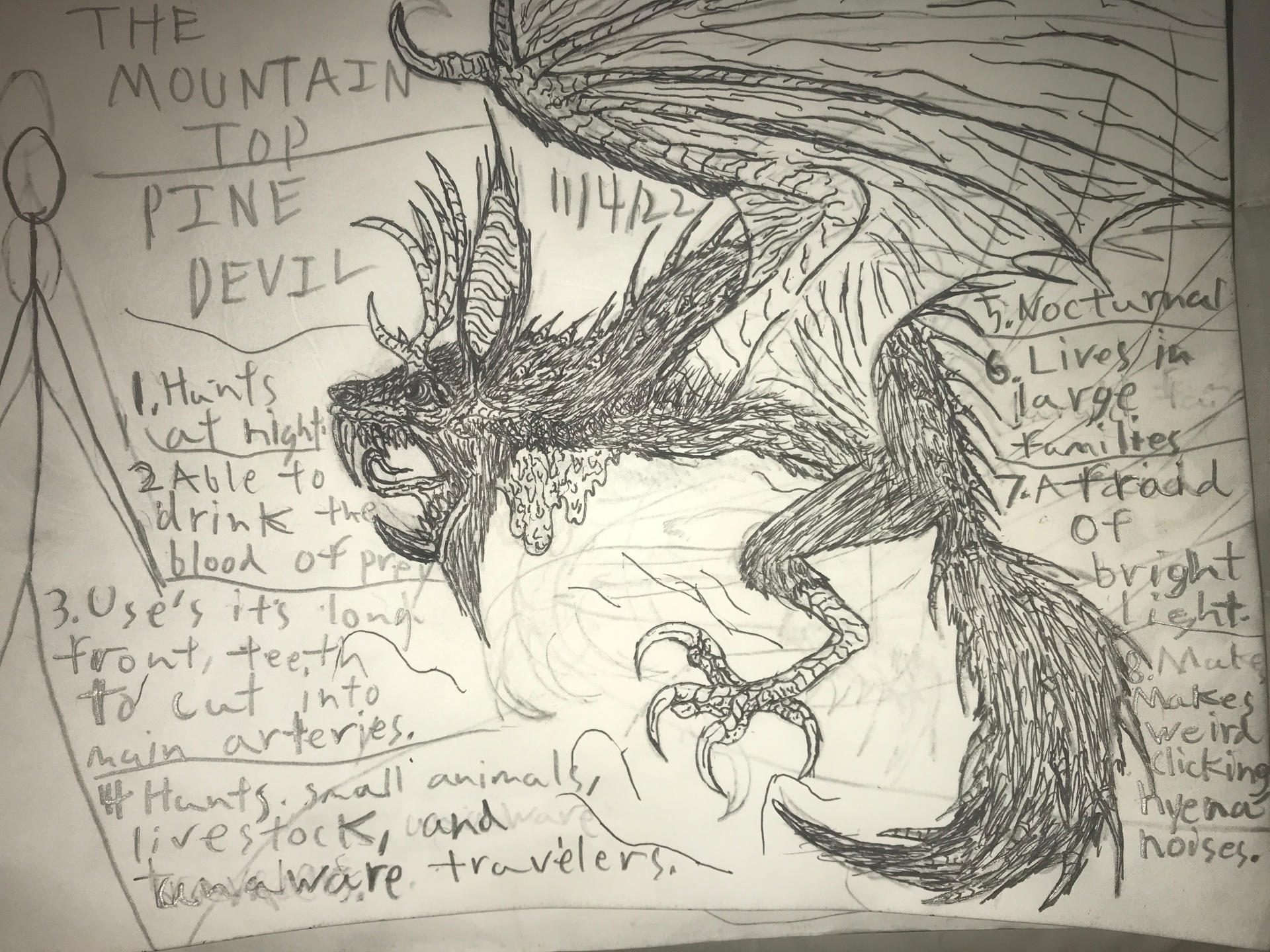 Timber Devil The Mountain Top: Pine Devil by CreaturesandMonsters on DeviantArt