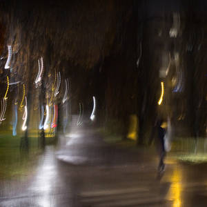 Wet and dark