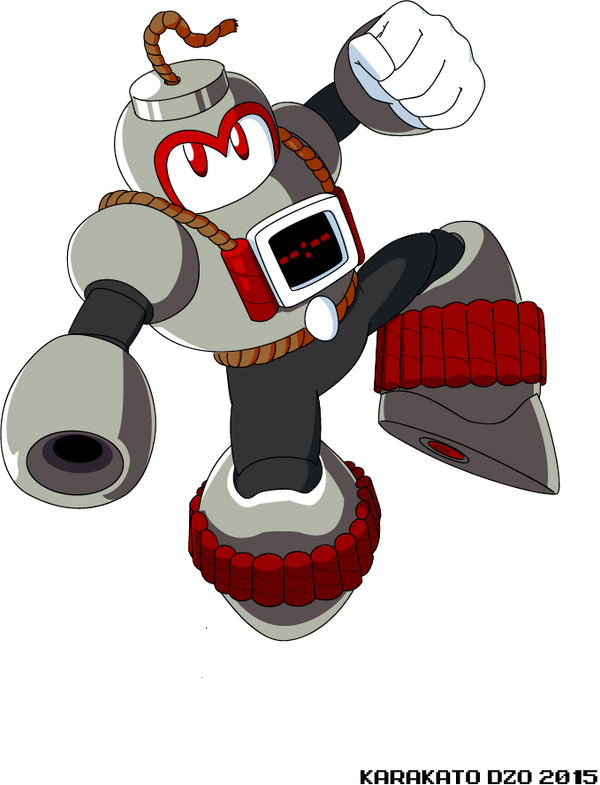 Boom Man (Mega Man Rock Force) by KarakatoDzo on DeviantArt