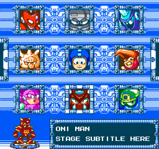 Mega Man SG Stage Select Concept by KarakatoDzo on DeviantArt