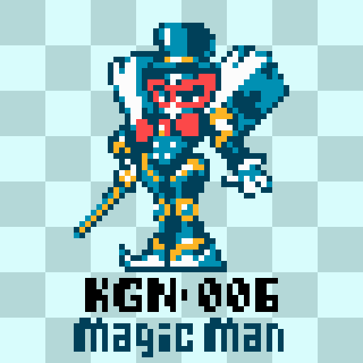 Mega Man Day 10: Magic Man by KarakatoDzo on DeviantArt