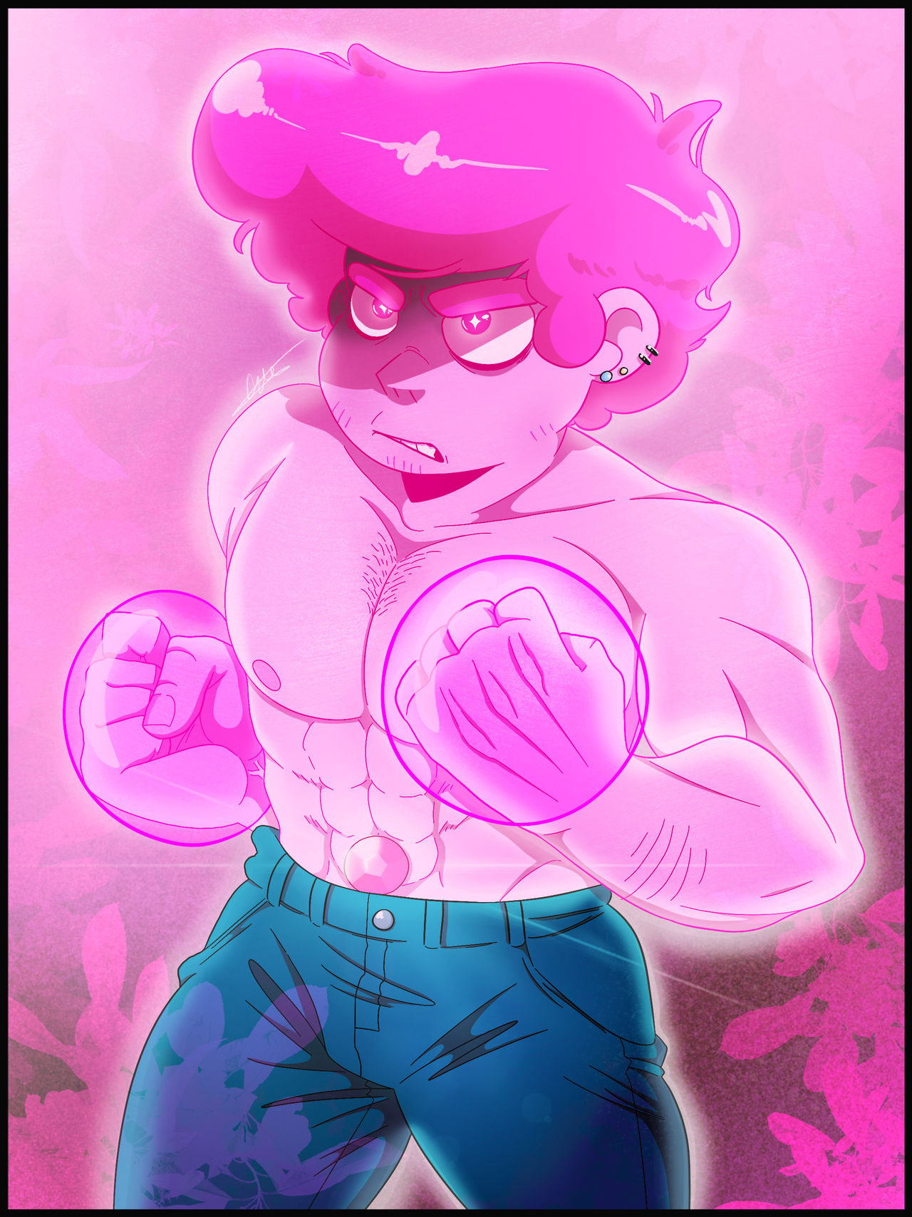 Pink Steven Render {Fanart} Pink Steven (Steven Universe) by SkyDraws8493 on DeviantArt