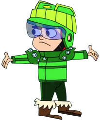 Monty Butterworth Wearing Snow Gear - Johnny Test