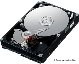 Hard Disk HDD 3.5 SATA High Definition Render PNG