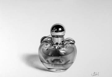 Perfume Bottle w Self Portrait