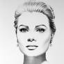 Grace Kelly Minimal Portrait