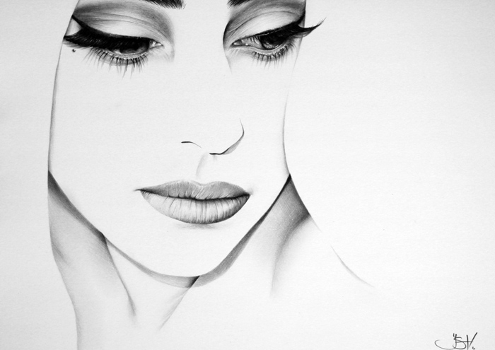 Lady Gaga Minimal Portrait