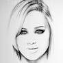 Jennifer Lawrence Minimal Portrait