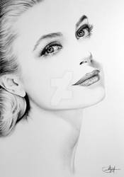 Grace Kelly Minimal Portrait