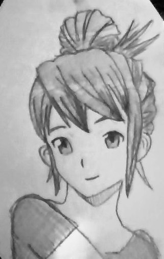 girl with bun hair by Gertrudethel on DeviantArt girl with bun hair by Gertrudethel on DeviantArt