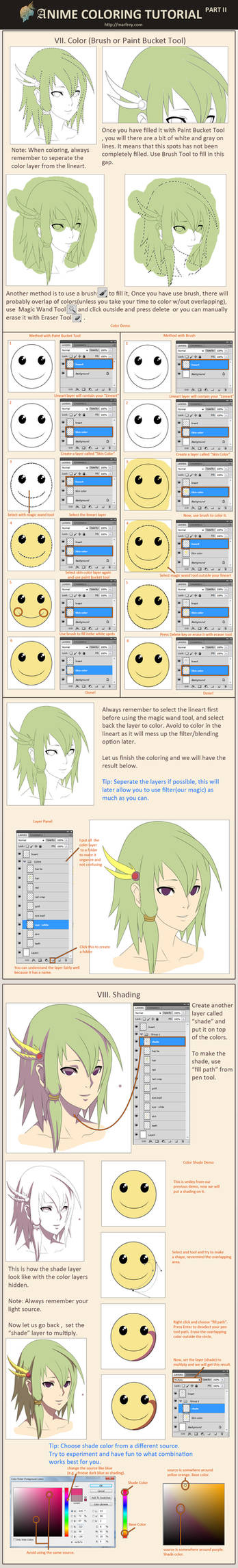 Anime Coloring Tutorial Part 2