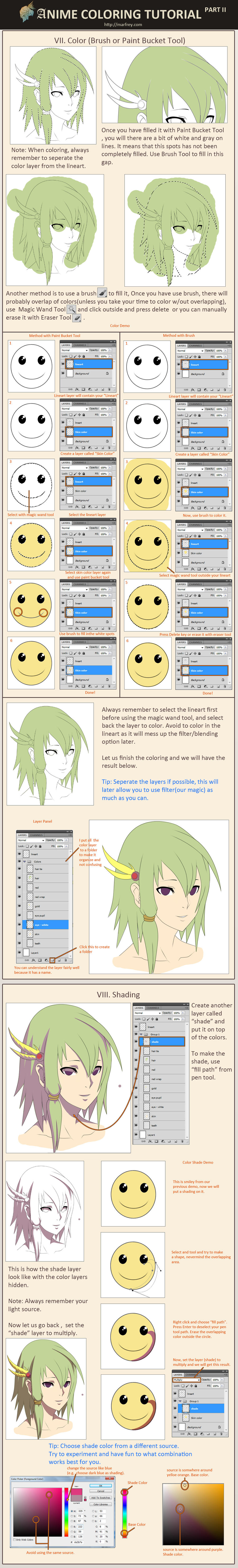 Anime Coloring Tutorial Part 2