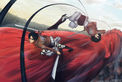 Attack on Titan by Gofelem