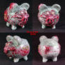 Zombie Piggy Bank OOak full