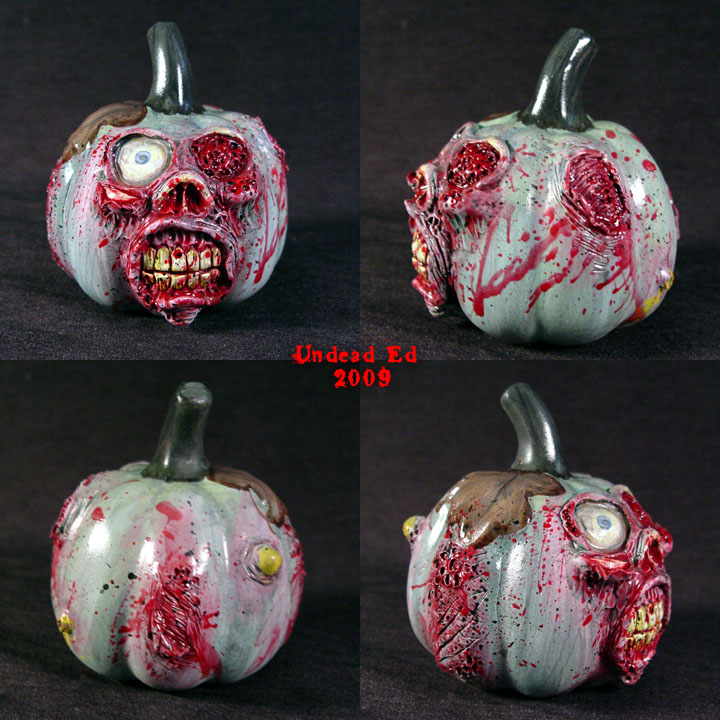 Zombie Pumpkin decoration