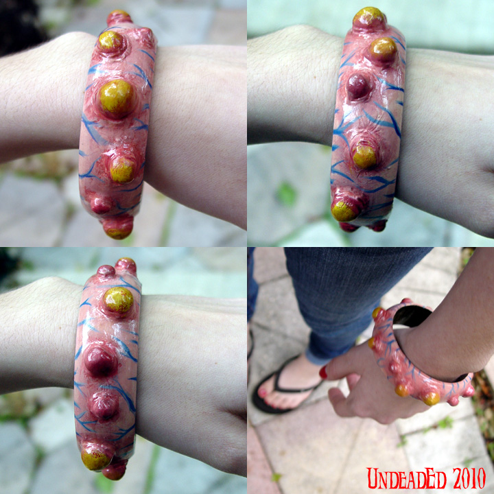 Rot Tot Diseased Bracelet OOak