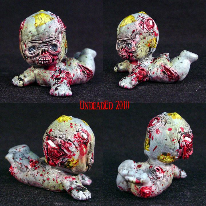 Zombie Kewpie figure ooak