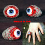 Rot Ring Blue Zombie evil eye