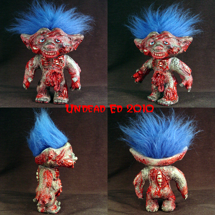 Edward The Zombie Troll ooak