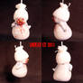 Zombie Snowman ornament
