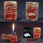 Zombie Zippo Lighter ooak by Undead-Art