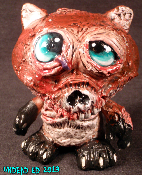 Zombie Fox Blank Munny Style by Undead Ed OOAK 1