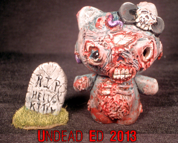 Zombie Hello Kitty Masterpiece by Undead Ed