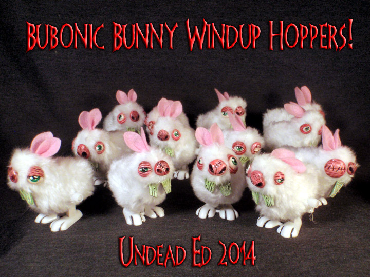 Bubonic Bunny Windup Hoppers by Undead Ed 1