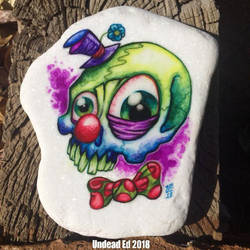 Clown Skull by Undead Ed
