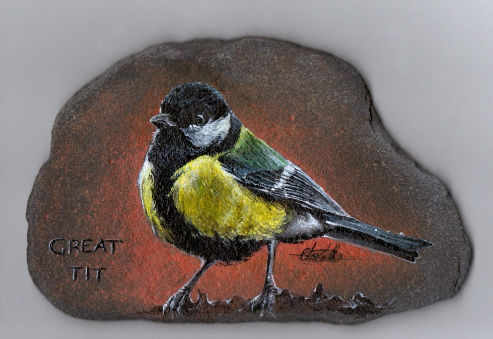 Great Tit Slate