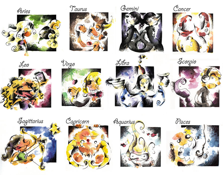 Zodiacs by Carpe-polie Zodiacs by Carpe-polie