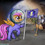 Scootaloo. Lunar adventure.