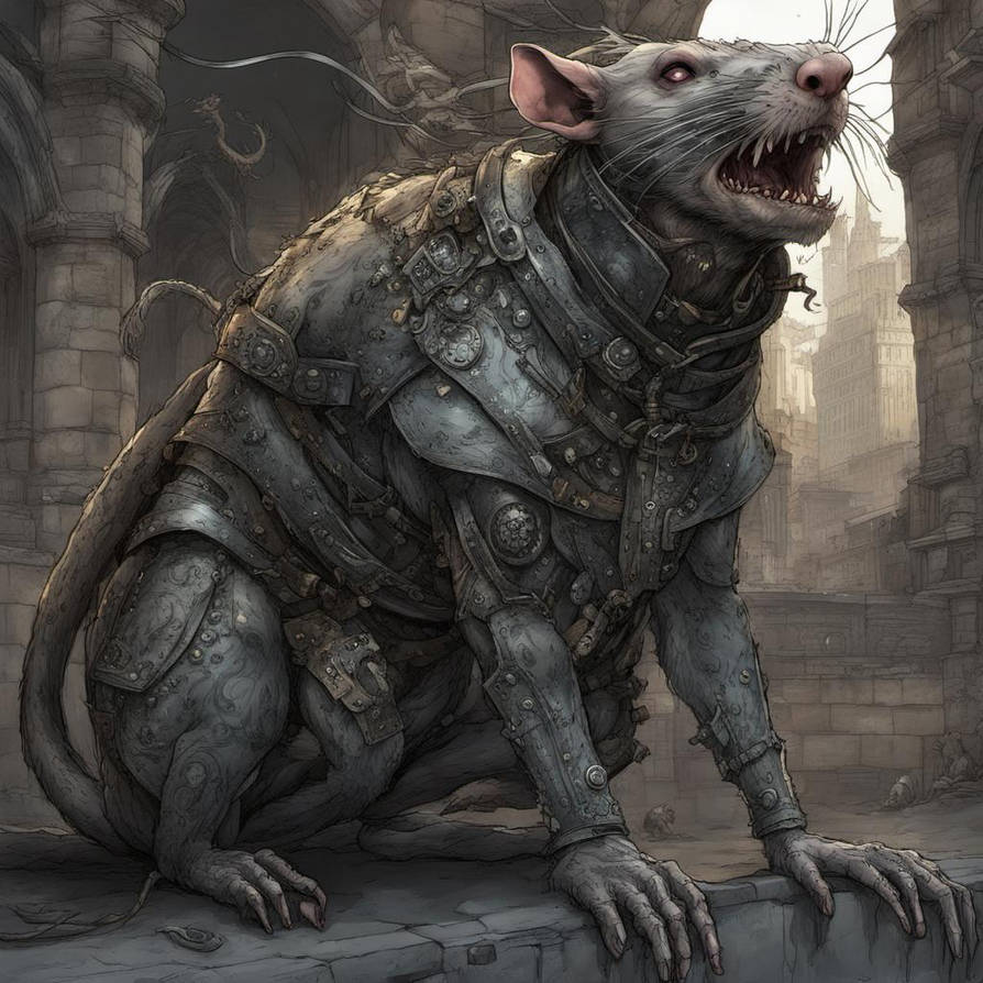 Wererat in a Former City by Collage11 on DeviantArt