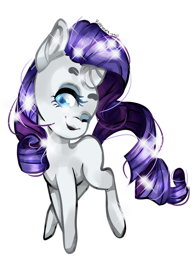Rarity Chibi by Purishir4 on DeviantArt