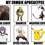 My zombie apocalypse team 5