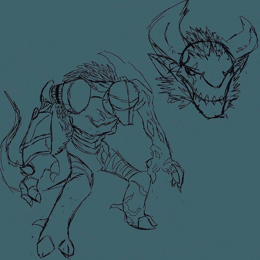 Creature Design Sketch by Geewhizarts on DeviantArt