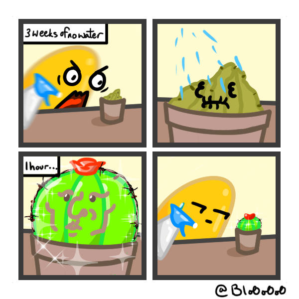 Cactus (Comic) by Blo0o0 on DeviantArt
