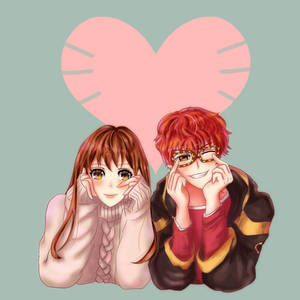 Mystic Messenger: MC and 707 Valentine 2018