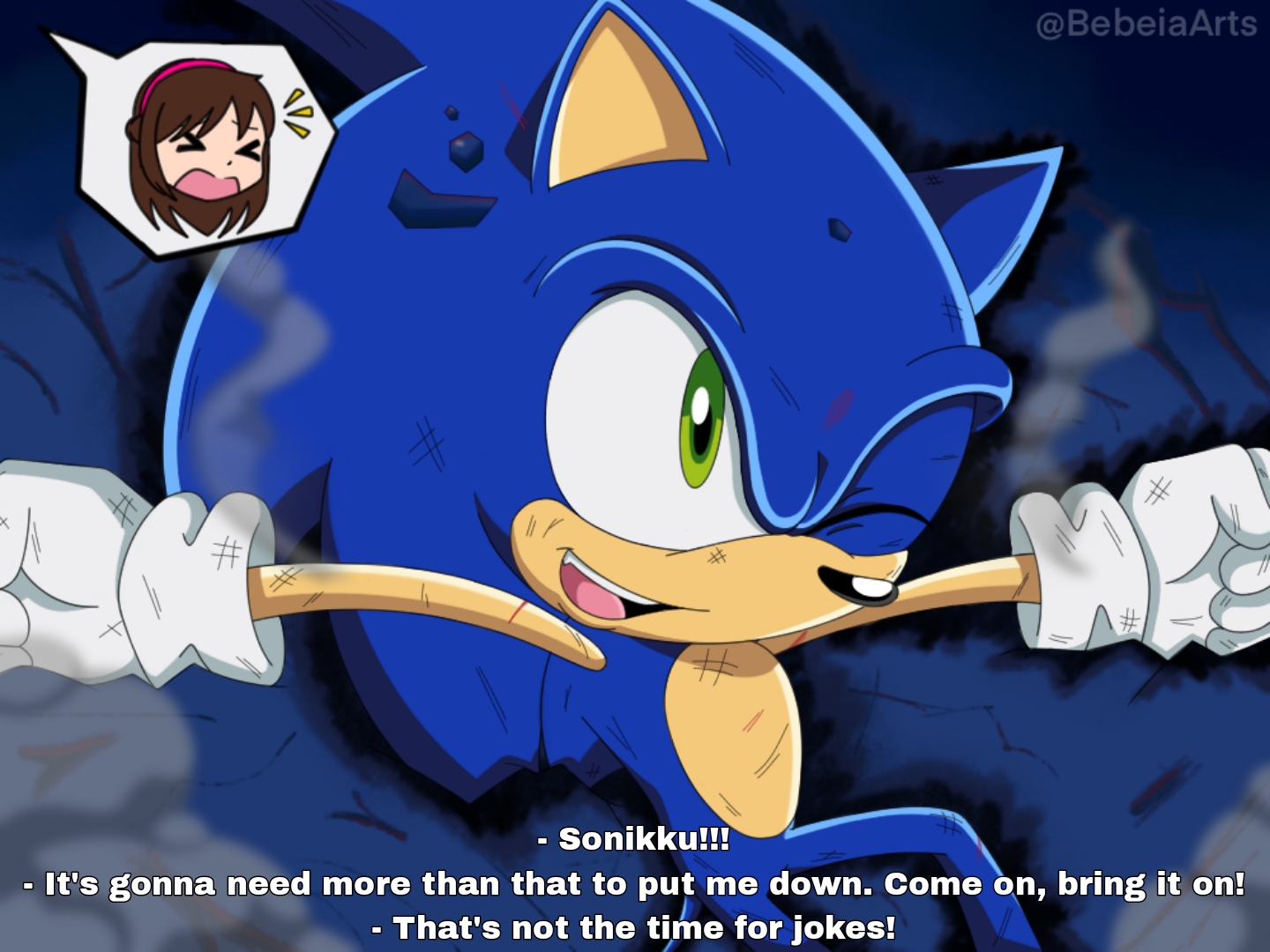 Sonic X Fake Screenshot by BebeiaArts on DeviantArt