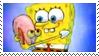 Spongebob and Gary stamp