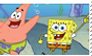 Spongebob and Patrick stamp