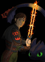 Hiccup's inferno by frik696frik