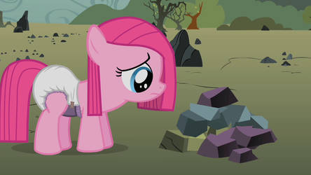 Little Pinkie isn't potty trained