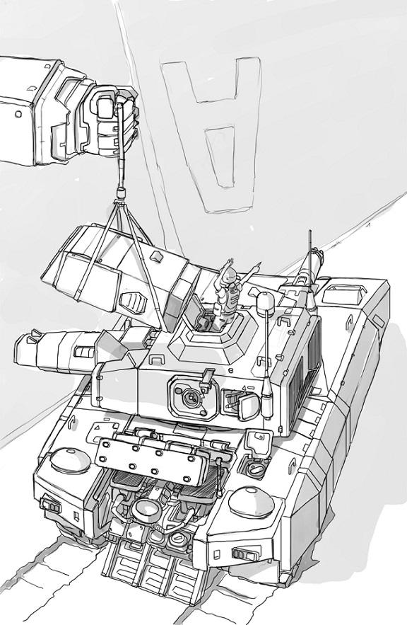 Battletech Tank Battletech Bulldog Tank field refit by CountvonSchnaps on DeviantArt