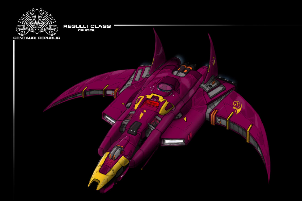 Babylon 5 Centauri Ships ♟ Centauri Mograth Frigate・Free STL File