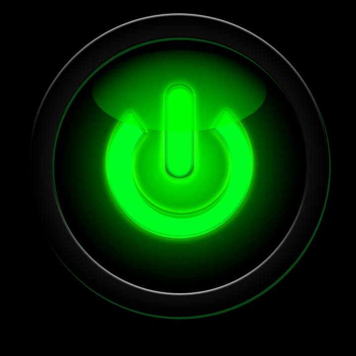 Green Power Button