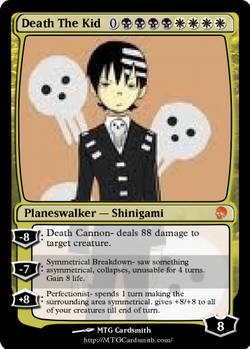 Death The Kid Magic Card