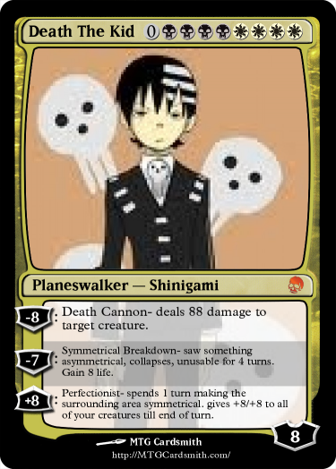 Death The Kid Magic Card