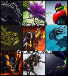 DA ID creature collage