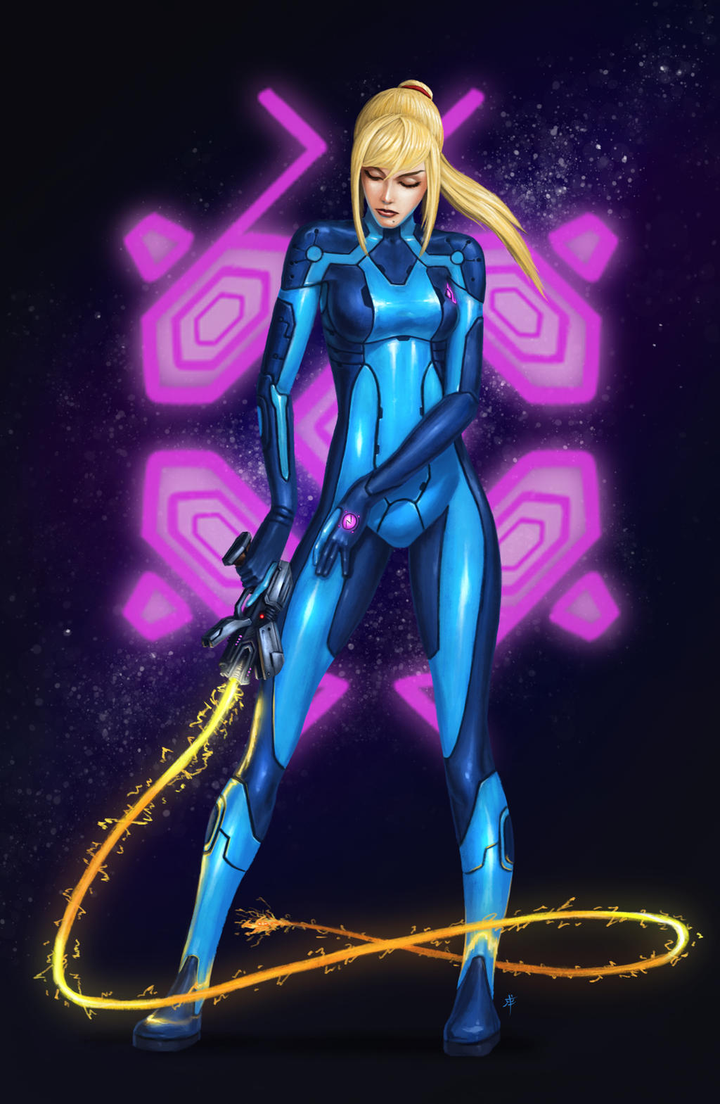 Samus Aran (Zero-suit) by rob-powell on DeviantArt